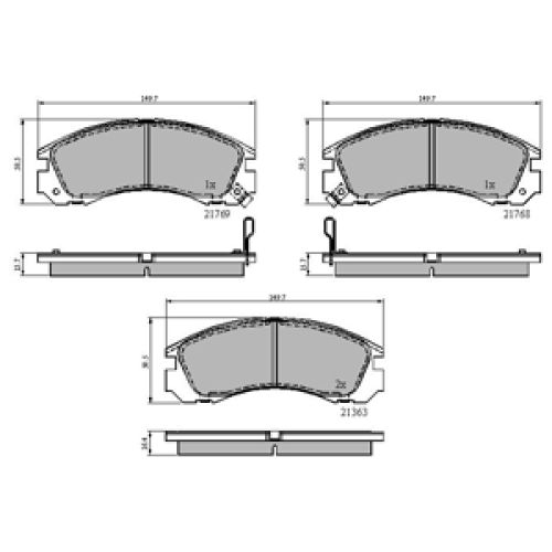 DriveTec Brake Pads DBPPAD871