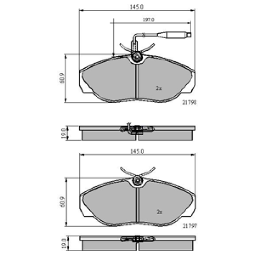 DriveTec Brake Pads DBPPAD877
