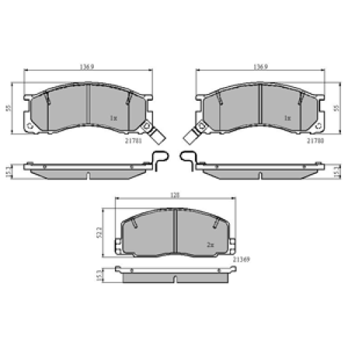 DriveTec Brake Pads DBPPAD941