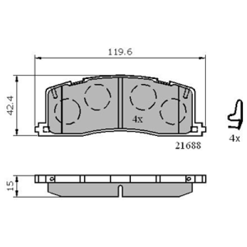 DriveTec Brake Pads DBPPAD943