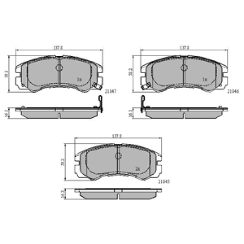 DriveTec Brake Pads DBPPAD964