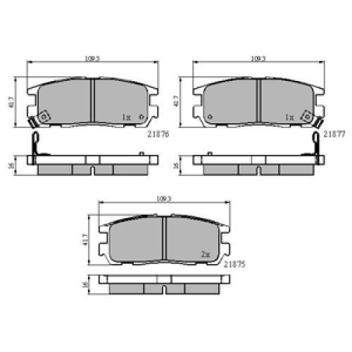 DriveTec Brake Pads DBPPAD965