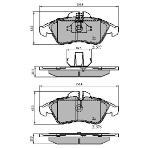 DriveTec Brake Pads DBPPAD980