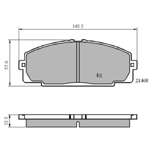 DriveTec Brake Pads DBPPAD989