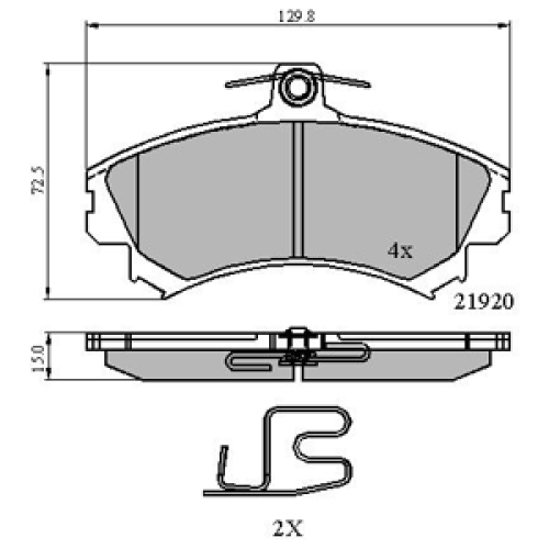 DriveTec Brake Pads DBPPAD993